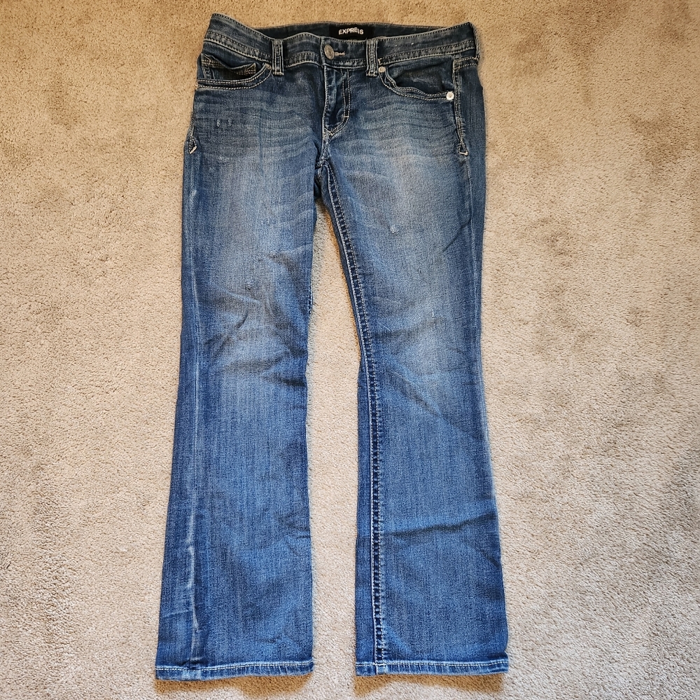 Express women's low rise size 10 Jean